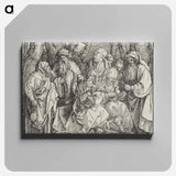 アートパネル-The Holy Kinship and Two Musical Angels - アルブレヒト デューラー Canvas.