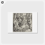 アートポストカード-The Holy Kinship and Two Musical Angels - アルブレヒト デューラー Postcard.