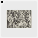 アートポストカード-The Holy Kinship and Two Musical Angels - アルブレヒト デューラー Postcard.