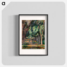 アートポスター-The Allee of Chestnut Trees at the Jas de Bouffan
 - バーンズ・コレクション Poster.