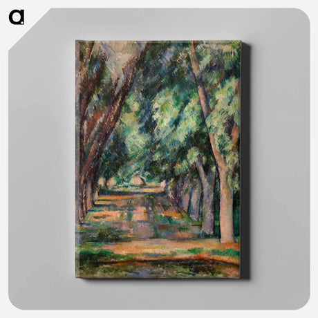 アートパネル-The Allee of Chestnut Trees at the Jas de Bouffan
 - バーンズ・コレクション Canvas.