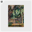 アートポストカード-The Allee of Chestnut Trees at the Jas de Bouffan
 - バーンズ・コレクション Postcard.