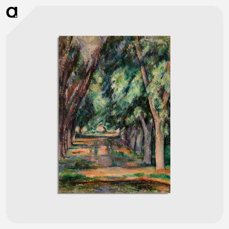 アートポストカード-The Allee of Chestnut Trees at the Jas de Bouffan
 - バーンズ・コレクション Postcard.
