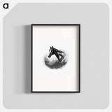 アートポスター-Victorian Horse Head
 - 大英図書館 Poster.