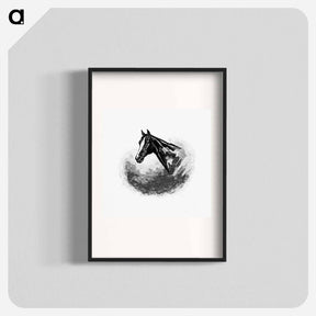 アートポスター-Victorian Horse Head
 - 大英図書館 Poster.
