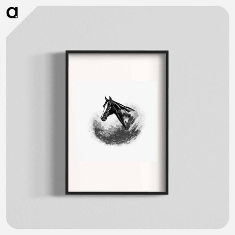 アートポスター-Victorian Horse Head
 - 大英図書館 Poster.