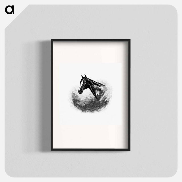 アートポスター-Victorian Horse Head
 - 大英図書館 Poster.