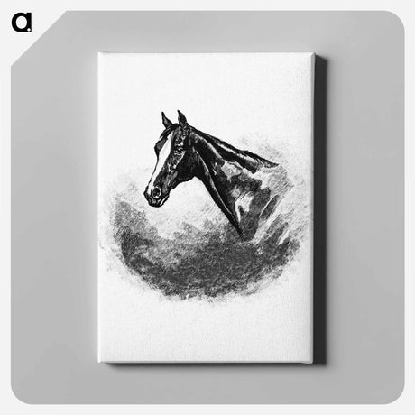 アートパネル-Victorian Horse Head
 - 大英図書館 Canvas.