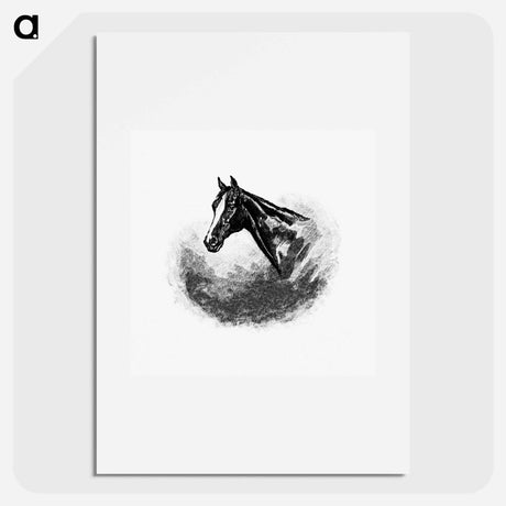 アートポスター-Victorian Horse Head
 - 大英図書館 Poster.