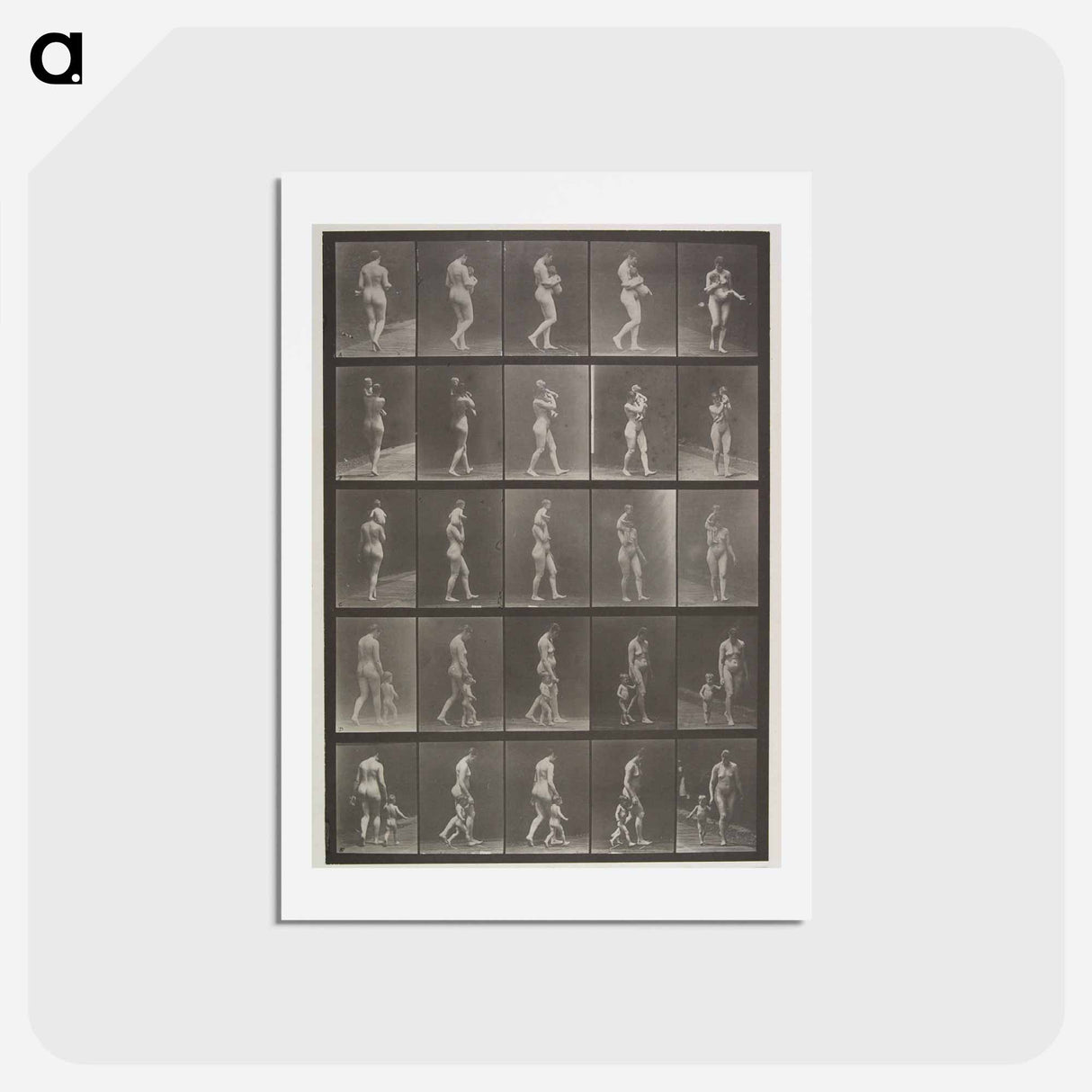 アートポストカード-Child in Motion
 - エドワード マイブリッジ Postcard.