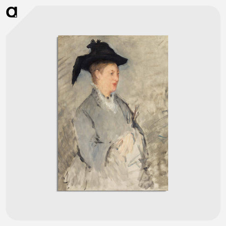 アートポストカード-Madame Édouard Manet - エドゥアール マネ Postcard.