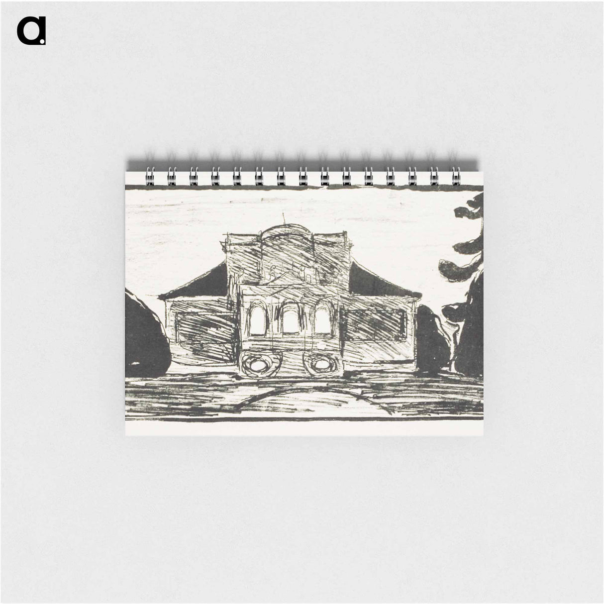 The Garden in Front of Dr. Linde’s House - エドヴァルド ムンク Memo.