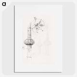 Sketchbook of Byzantine and Romanesque Decoration - エドワード バーン ジョーンズ Poster.
