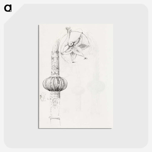 Sketchbook of Byzantine and Romanesque Decoration - エドワード バーン ジョーンズ Postcard.
