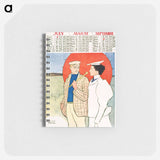 Vintage calendar print by Edward Penfield - エドワード ペンフィールド Memo.