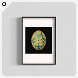 Colorful vintage tunicate marine life illustration - エルンスト ヘッケル Poster.