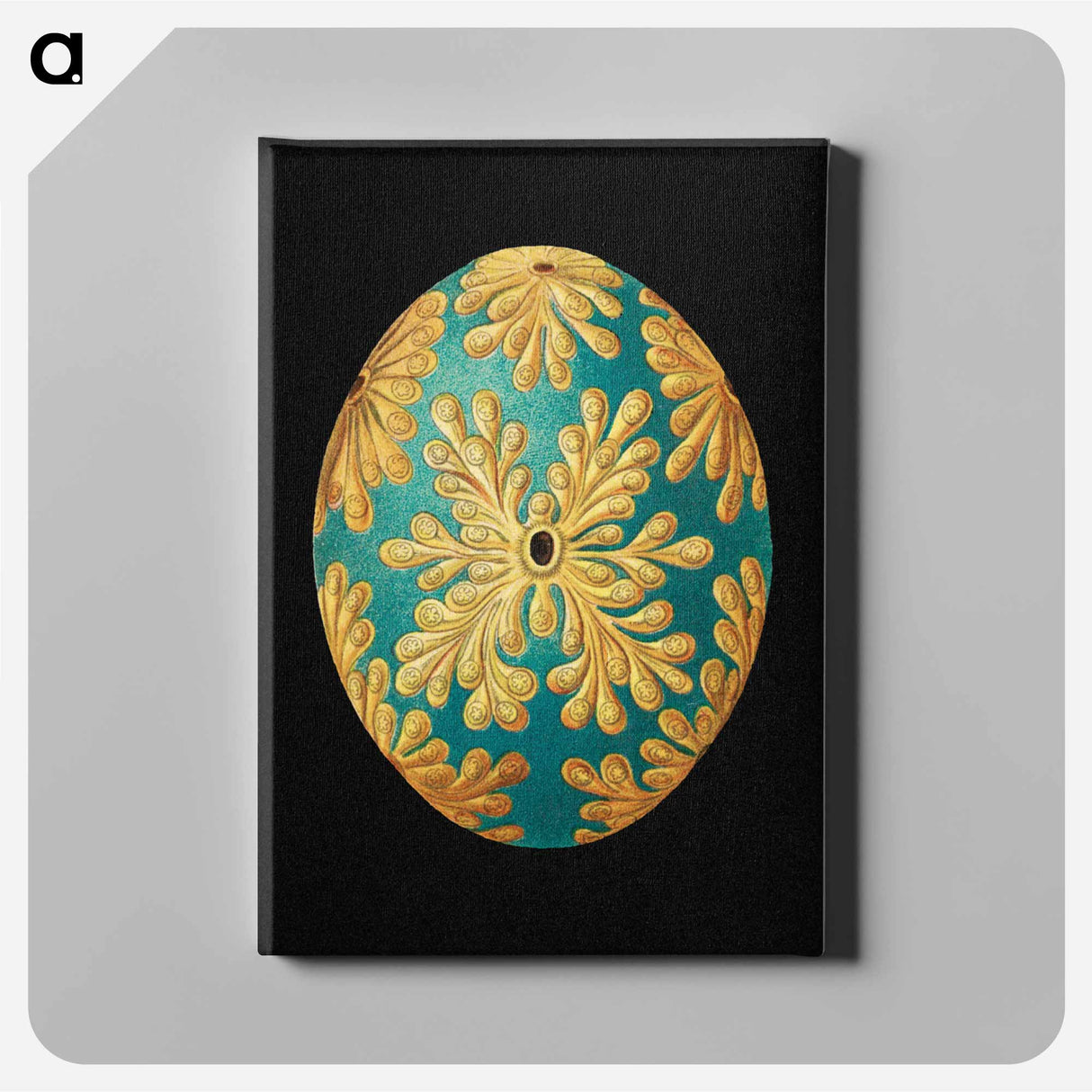 Colorful vintage tunicate marine life illustration - エルンスト ヘッケル Canvas.