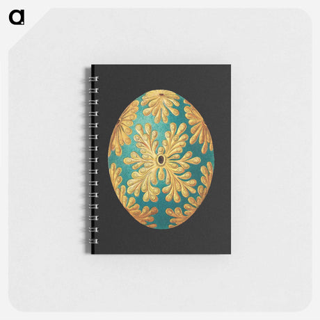 アートメモ帳-Colorful vintage tunicate marine life illustration - エルンスト ヘッケル Memo.