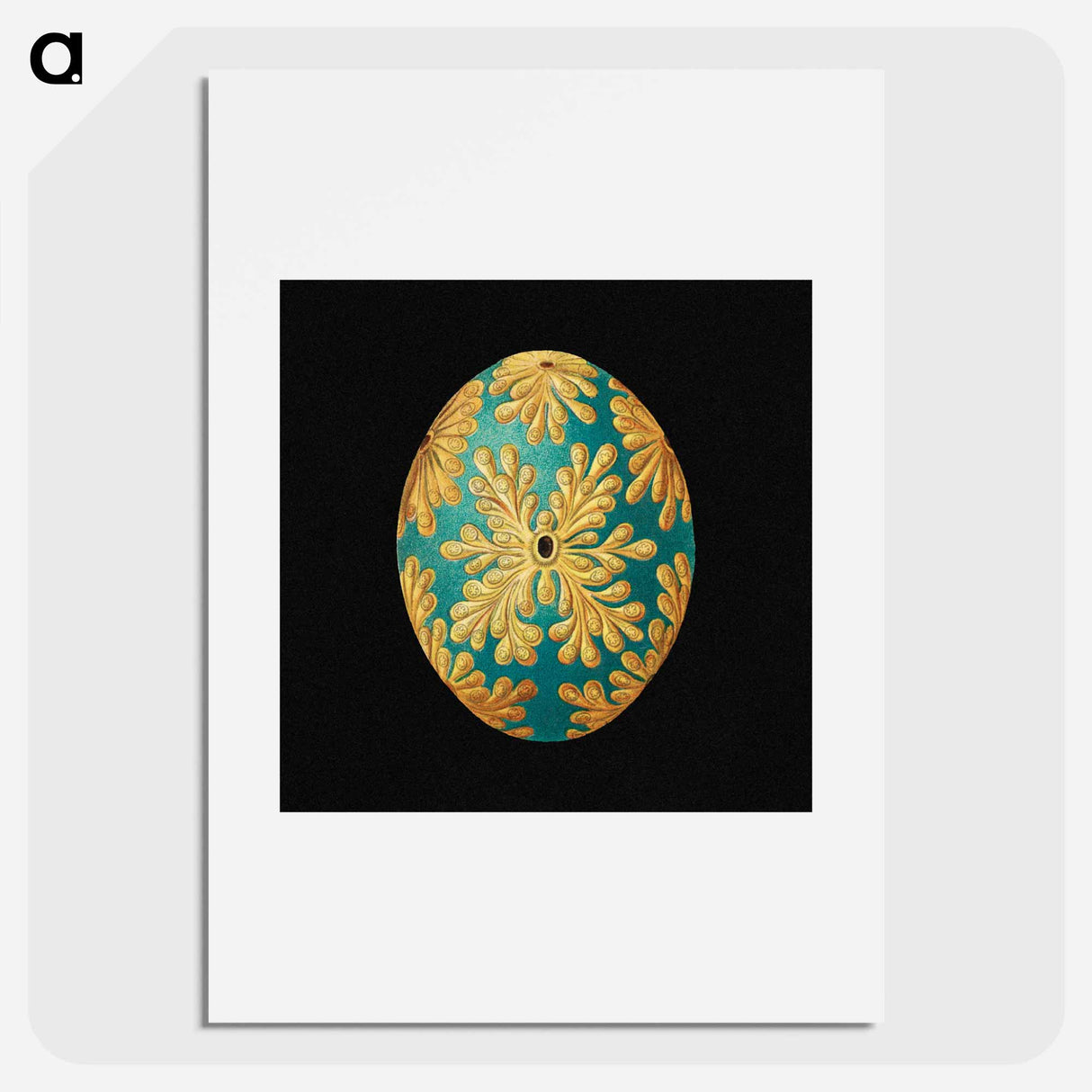 Colorful vintage tunicate marine life illustration - エルンスト ヘッケル Poster.
