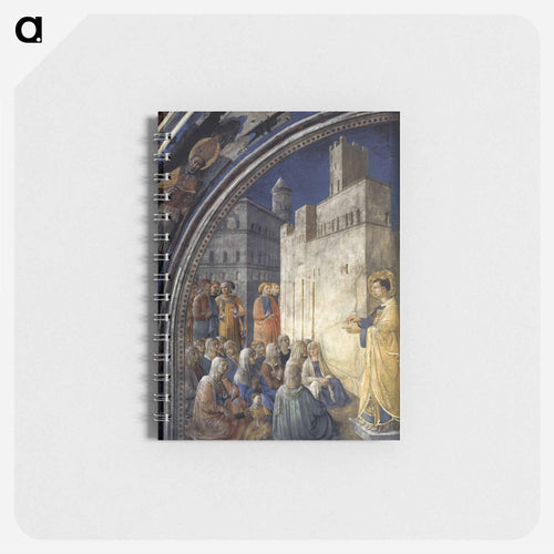 The Sermon of St. Stephen - フラ アンジェリコ Memo.