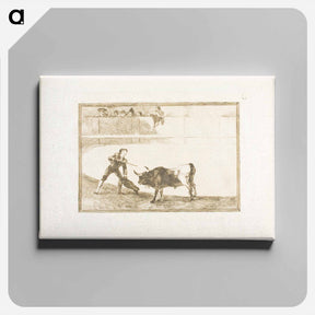 アートパネル-Pedro Romero killing the halted bull - フランシスコ デ ゴヤ Canvas.