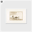 アートポストカード-Pedro Romero killing the halted bull - フランシスコ デ ゴヤ Postcard.