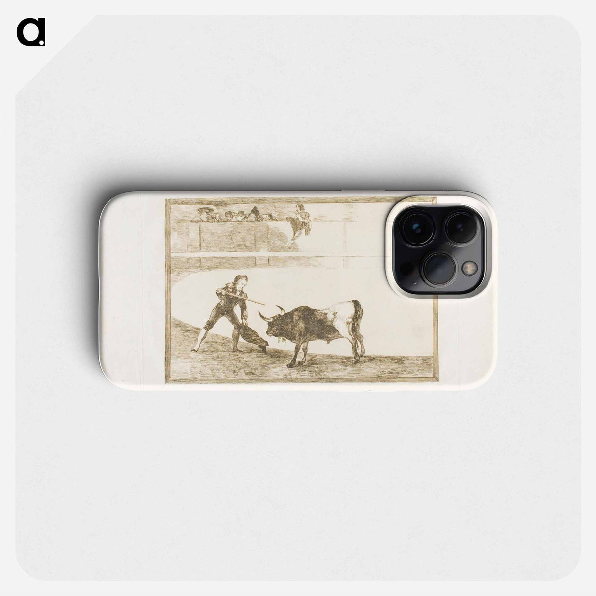 Pedro Romero killing the halted bull - フランシスコ デ ゴヤ Phone Case.