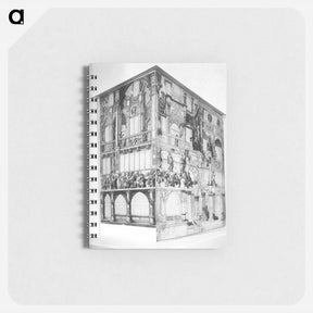 アートメモ帳-Model of the dance house in Basel - ハンス ホルバイン Memo.