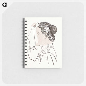 アートメモ帳-Head of a woman with a handkerchief in front of her face - ユリー デ フラーハ Memo.