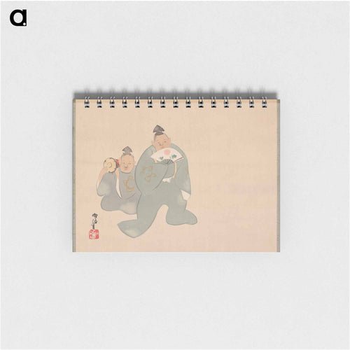 Manzai Comedy at the Imperial Palace - 神坂 雪佳 Memo.