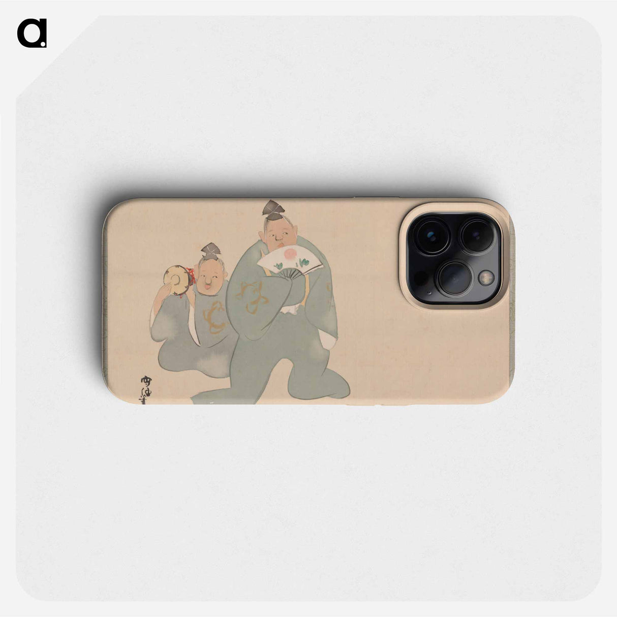 Manzai Comedy at the Imperial Palace - Kamisaka Yukika Phone Case.