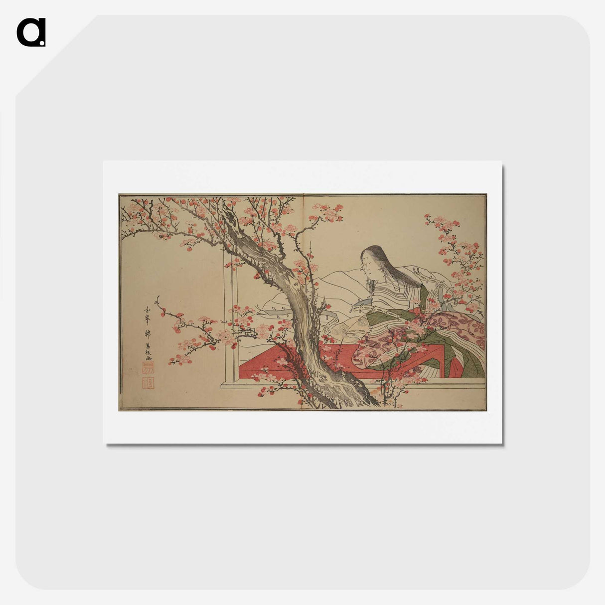 2-48_Kitagawa-Utamaro_hagaki