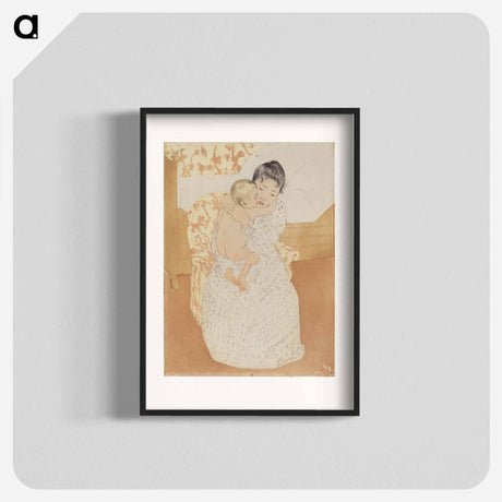 アートポスター-Maternal Caress - メアリー カサット Poster.