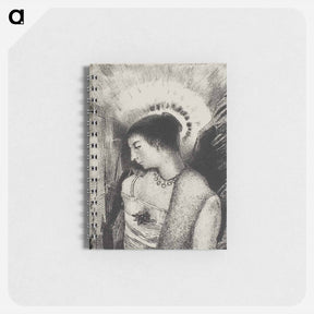 アートメモ帳-Here is the Good Goddess, the Idaean Mother of the Mountains - オディロン ルドン Memo.