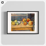 Still Life with Apples and Pears - ポール セザンヌ Poster.