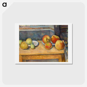 アートポストカード-Still Life with Apples and Pears - ポール セザンヌ Postcard.