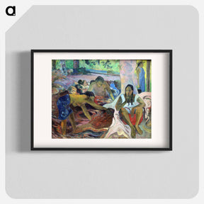アートポスター-Tahitian Fisherwomen - ポール ゴーギャン Poster.