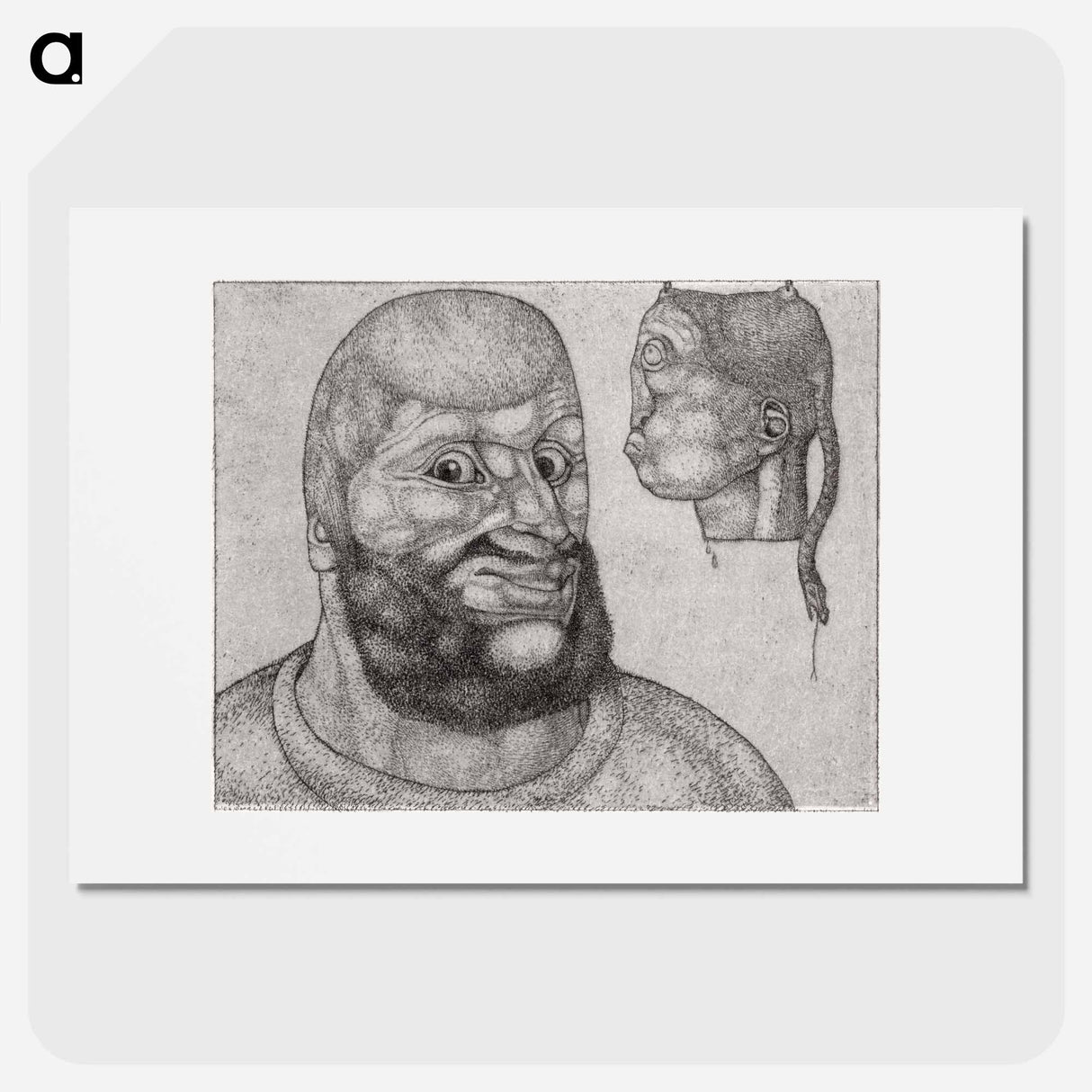 Perseus (The joke triumphed over the suffering)
 - パウル クレー Poster.