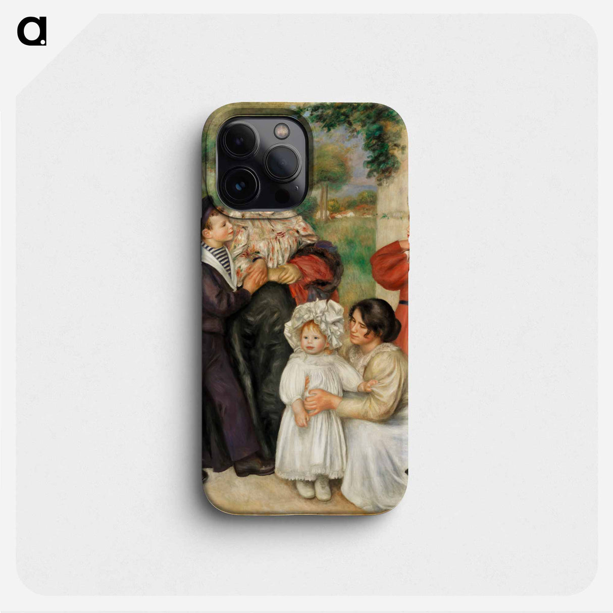 The Artist's Family - Pierre Auguste Renoir Phone Case.