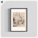 Christ Carried to the Tomb - Rembrandt van Rijn Poster.