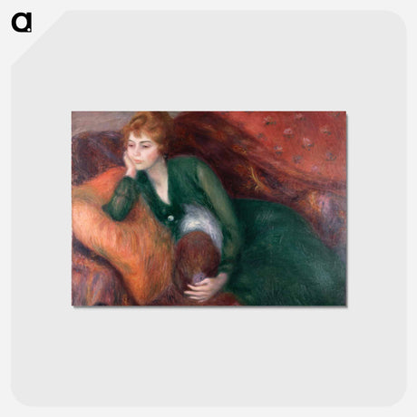 アートポストカード-Young Woman in Green
 - セントルイス美術館 Postcard.