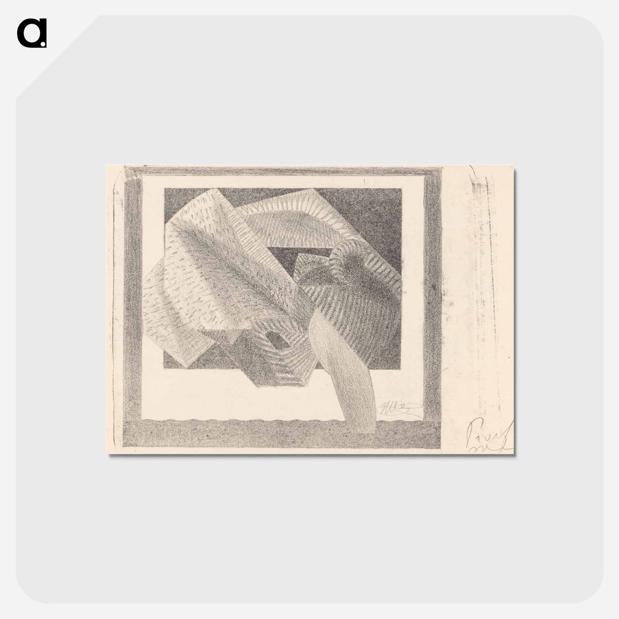 Geabstraheerde vogel
 - サミュエル ジェスルン Postcard.