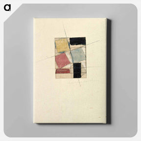 アートパネル-Composition (Study) - テオ ファン ドゥースブルフ Canvas.