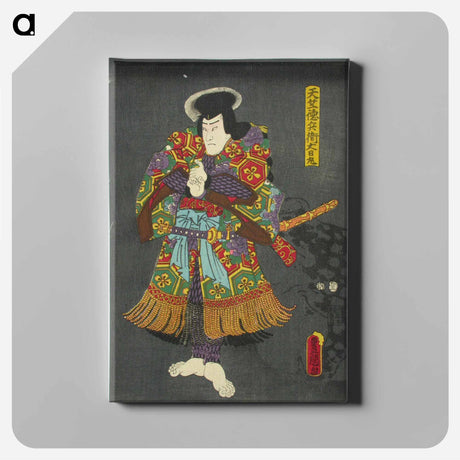 アートパネル-Actor Ichikawa Ichizo as Irifune Soga in Nihon no Torikachi
 - 歌川 国貞 Canvas.