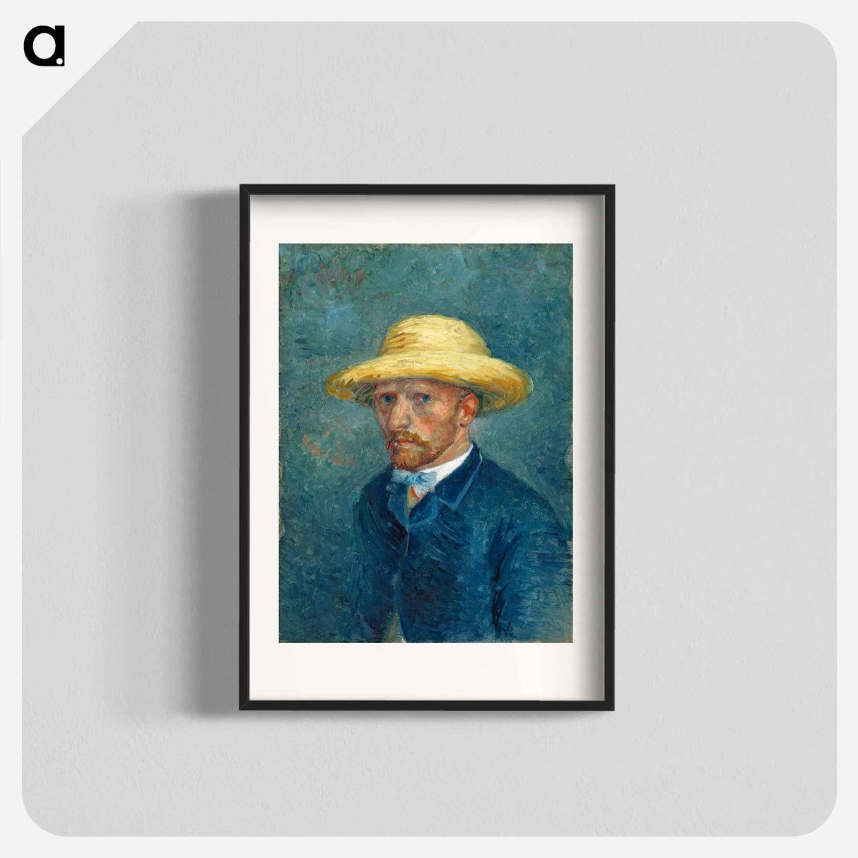 Portrait of Theo van Gogh - Vincent van Gogh Poster.