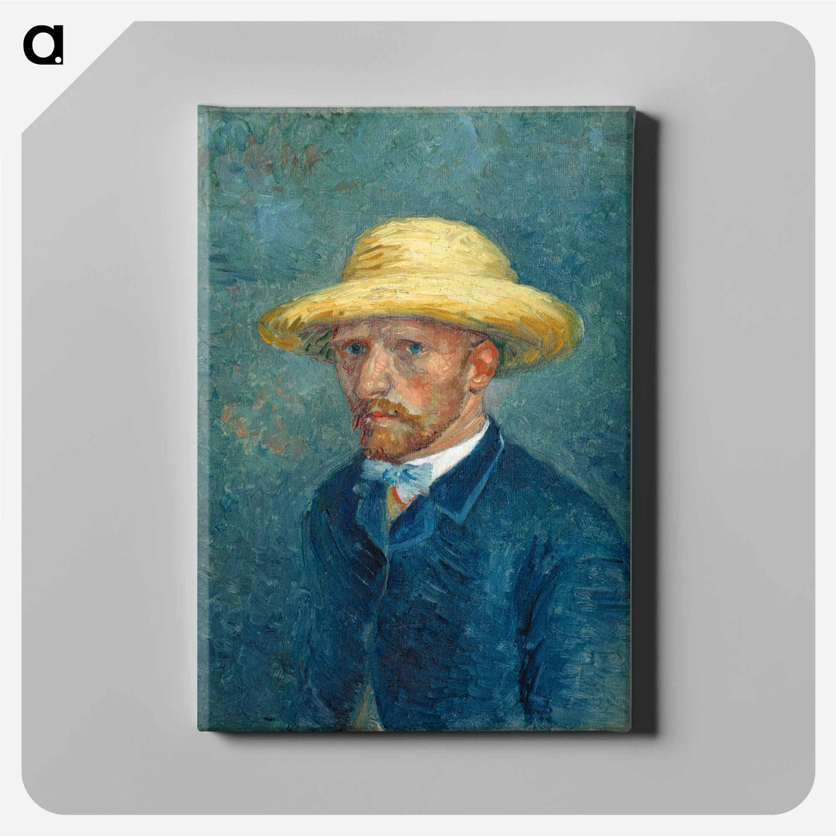 Portrait of Theo van Gogh - Vincent van Gogh Canvas.