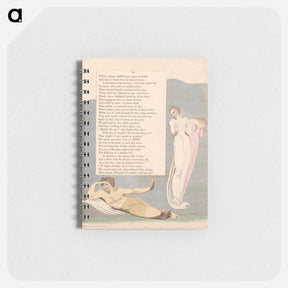 アートメモ帳-Young's Night Thoughts, Page 93, "If Angels Tremble, 'Tis at Such a Sight" - ウィリアム ブレイク Memo.