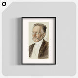Portrait of professor j.w. runeberg - アルバート エーデルフェルト Poster.