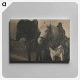 Horses during 20th century photo - アルフレッド スティーグリッツ Canvas.
