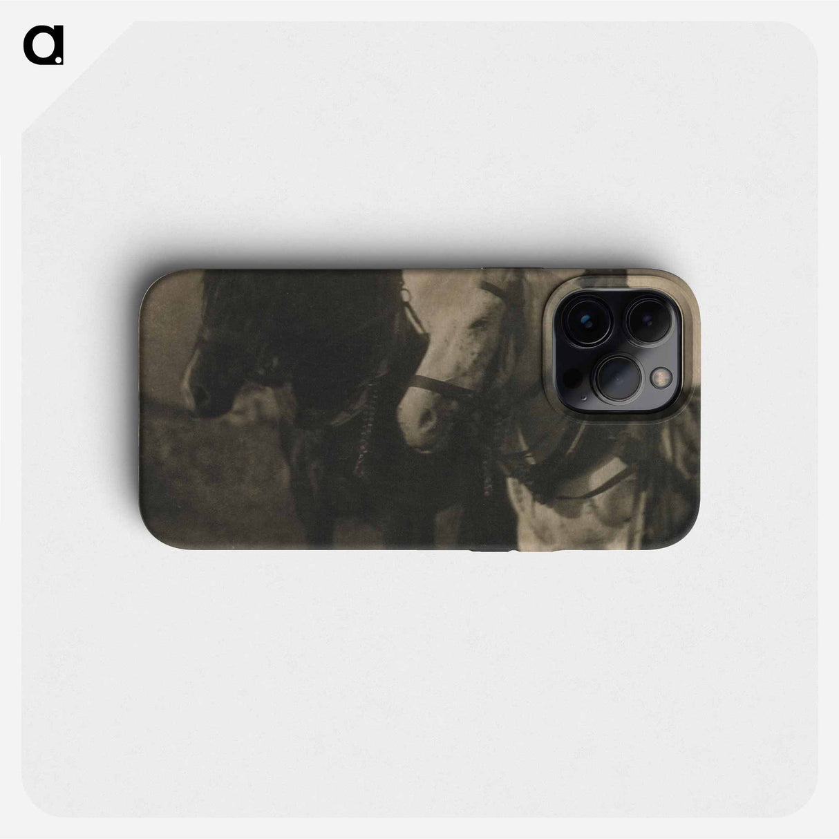 Horses during 20th century photo - アルフレッド スティーグリッツ Phone Case.